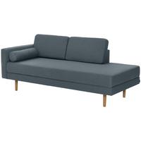 RECAMIERE Armlehne links Keara Flachgewebe blau-grau - Blaugrau, Kunststoff (190/87/81cm) - 58aufmkessel