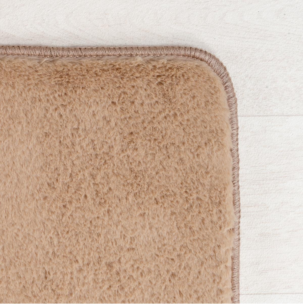 KURZFLORTEPPICH Waschbar ISAR, einfarbig, Beige, Ø 120 cm - Beige, Textil (120/120cm) - KADIMA DESIGN