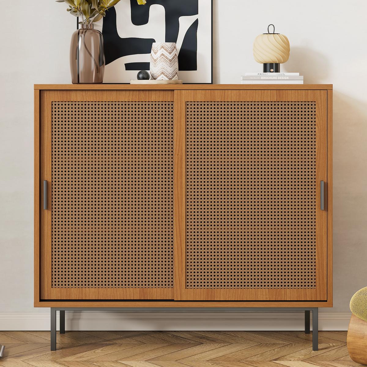 KOMMODE braun 100/37/90 cm - Braun, Holzwerkstoff (100/90/37cm) - Urban Meuble