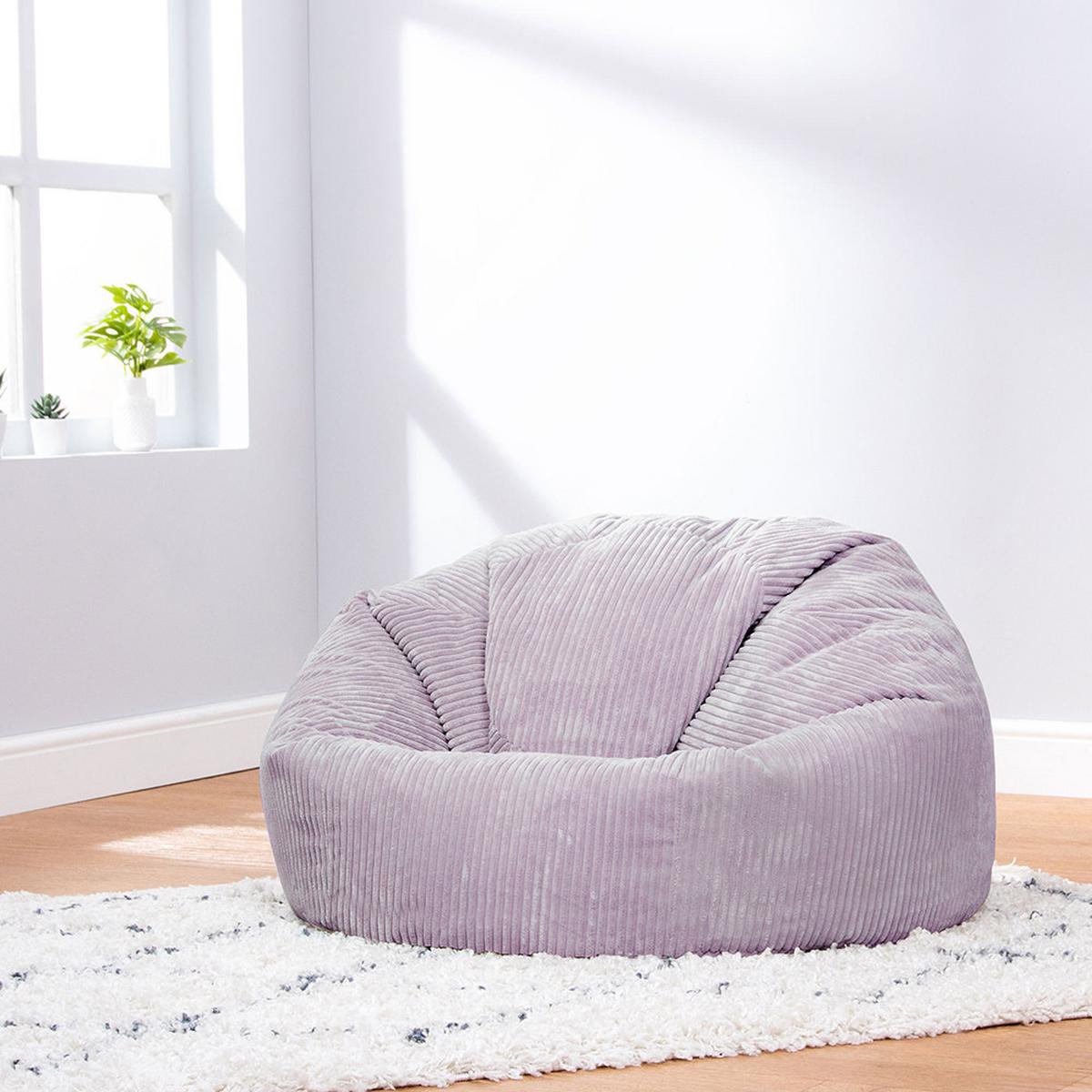 SITZSACK Klassisch Sessel aus Cord 2-tlg. - Lila, Textil (85/50/85cm) - icon