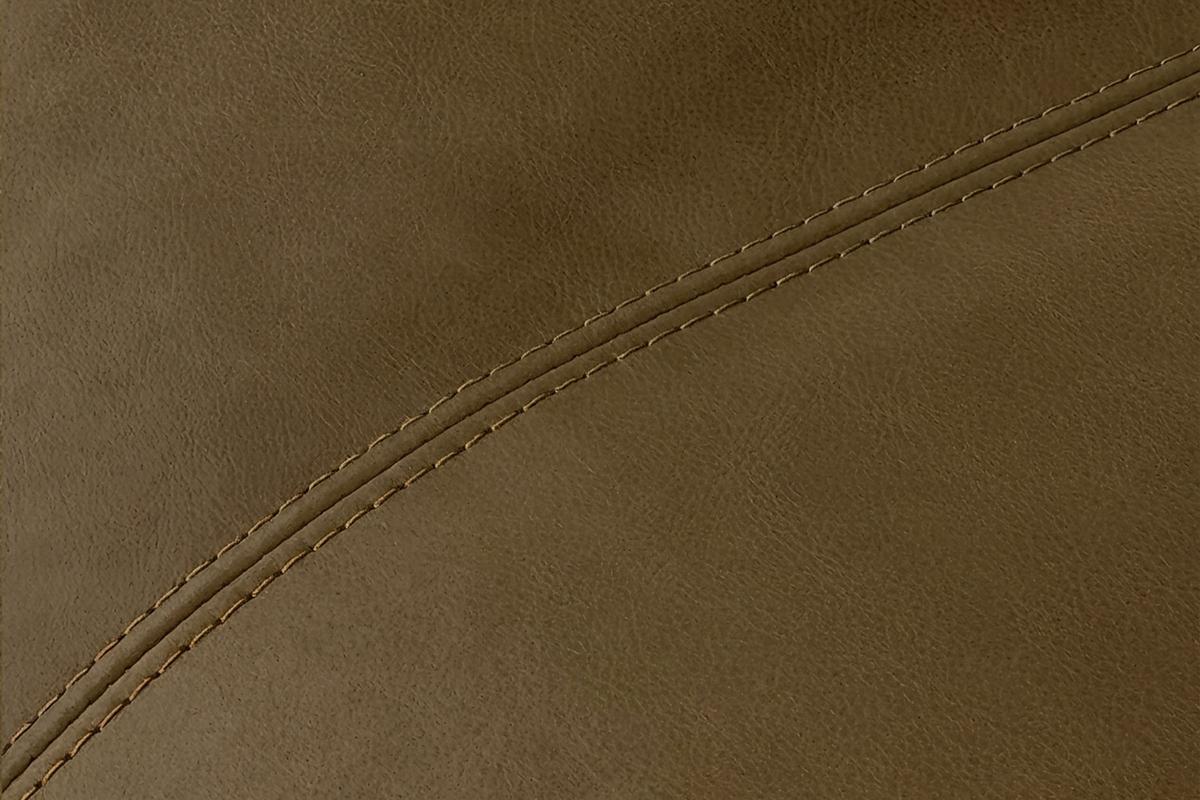 POLSTERHOCKER CELESTE Dunkelgrün Leder - Dunkelgrün, Leder/Kunststoff (120/48/80cm) - KAWOLA