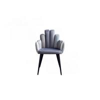 ESSZIMMERSTUHL FREJA Grau Velvet (1er-Set) - Grau, Kunststoff/Textil (58/85/56cm) - KAWOLA