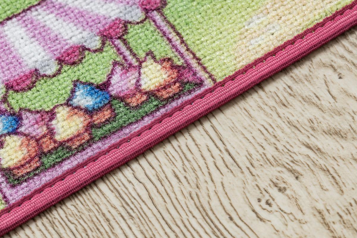 TEPPICH Rebel Roads 95/200 cm - Pink, Textil (95/200cm) - rugsX