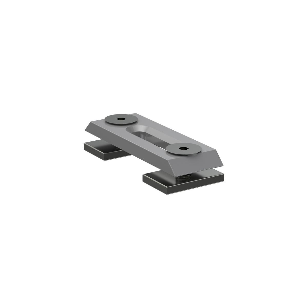 GARDINENSTANGE INNENLAUF Smartline Lox 400 cm (geteilt in 2 x 200 cm), 2-läufig, 14x35 mm Weiß - Weiß, Metall (400cm) - INTERDECO