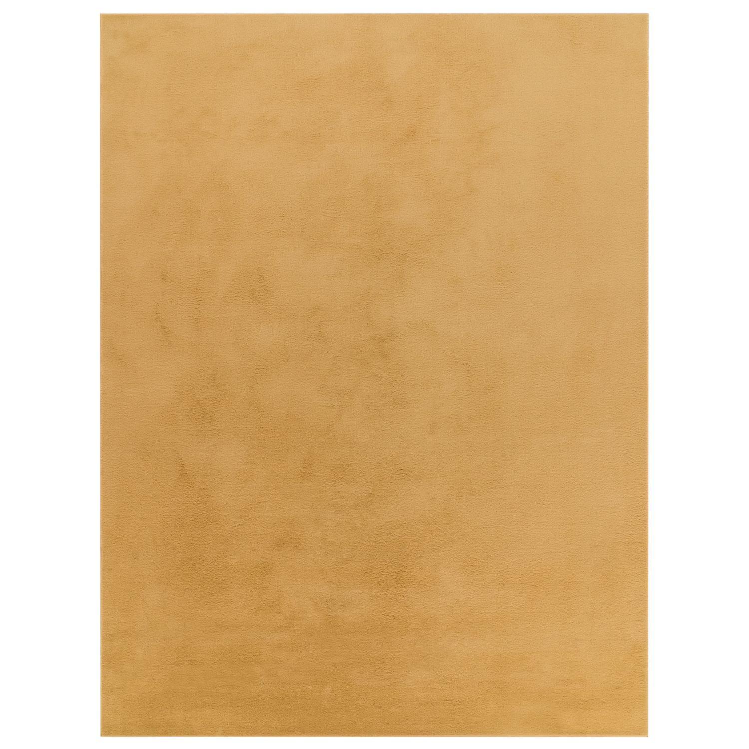 HOCHFLORTEPPICHE Gelb 140 x 200 cm - Gelb, Kunststoff (140/200cm) - TT Home