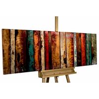 METALLBILD Bunt 144/44 cm - Multicolor, Metall (8.8/44cm) - KUNSTLOFT