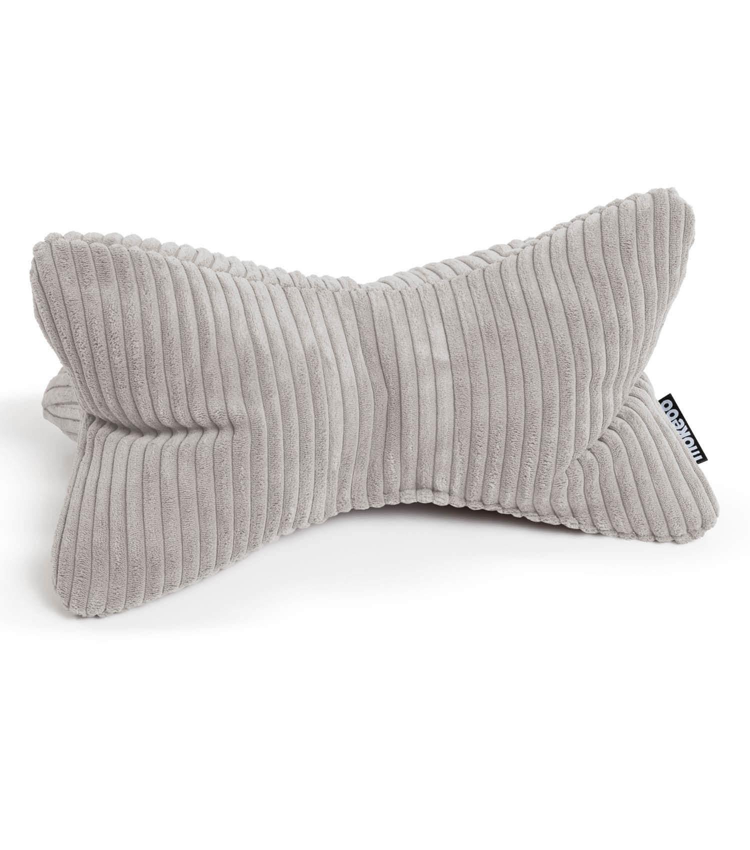 NACKENKISSEN Der Leseknochen - Grau, Textil (42/22cm) - Mokebo
