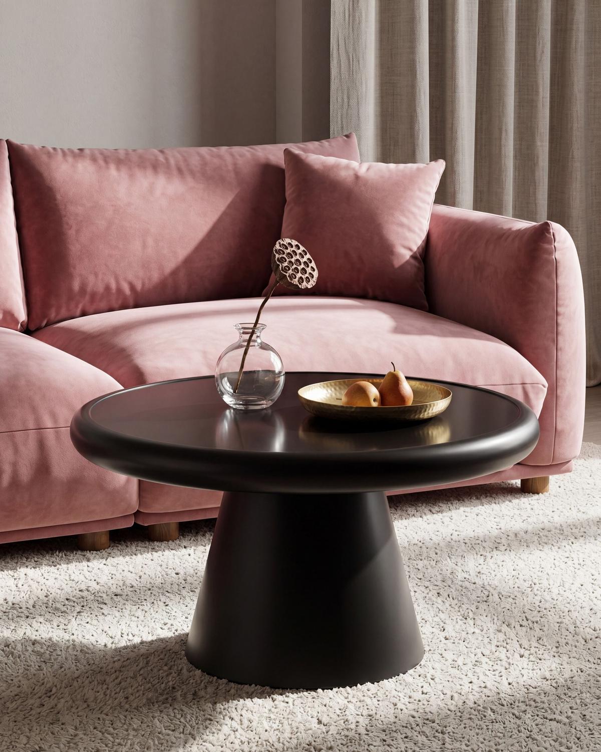 COUCHTISCH Schwarz Mamawi - Schwarz, Holzwerkstoff (80/80/41cm) - Beliani