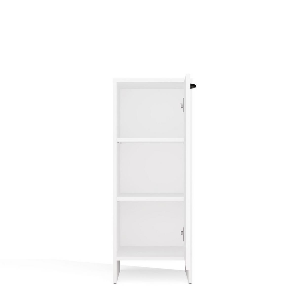 BADEZIMMERSCHRANK A6 Weiß 35/90/30 - Weiß, Holzwerkstoff (35/90/30cm) - RAUMHIRSCH FURNITURE