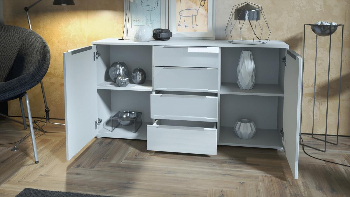 SIDEBOARD Porto Eiche sägerau - Eiche San Remo, Holzwerkstoff (139/72.5/35cm) - Vladon