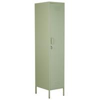 GARDEROBENSCHRANK grün Frome - Grün, Metall (38/185/50cm) - Beliani