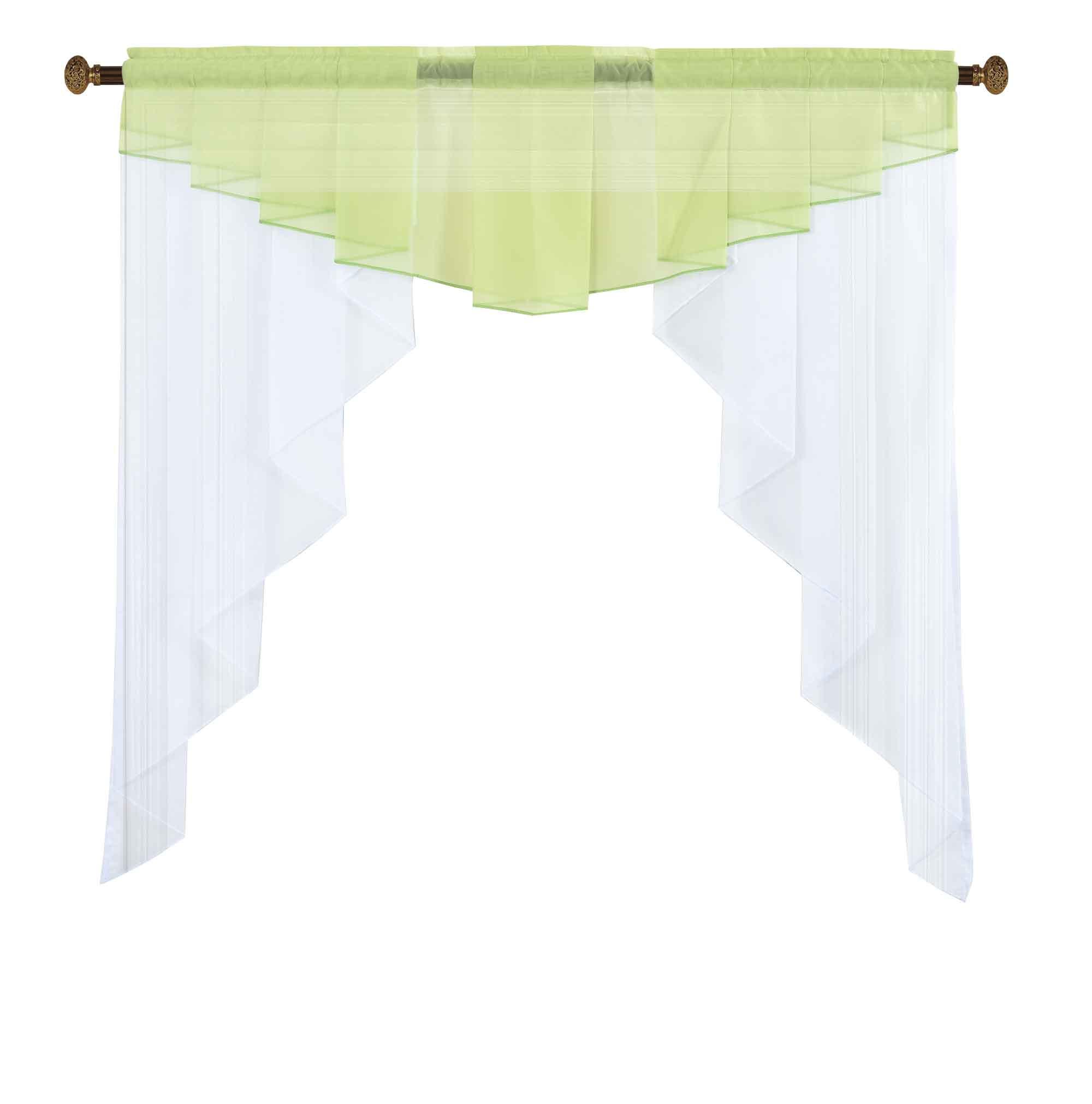 SCHEIBENGARDINE MEIßEN 100x100 cm Apfelgrün - Grün, Textil (100/100cm) - Gardinenbox