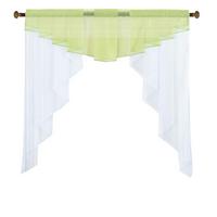 SCHEIBENGARDINE MEIßEN 100x100 cm Apfelgrün - Grün, Textil (100/100cm) - Gardinenbox