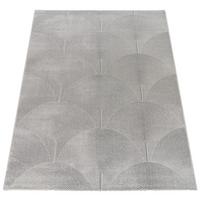 KURZFLORTEPPICH, abstrakt, Florhöhe 9 mm, Anthrazit, 120 x 160 cm - Anthrazit, Textil (160/120cm) - KADIMA DESIGN