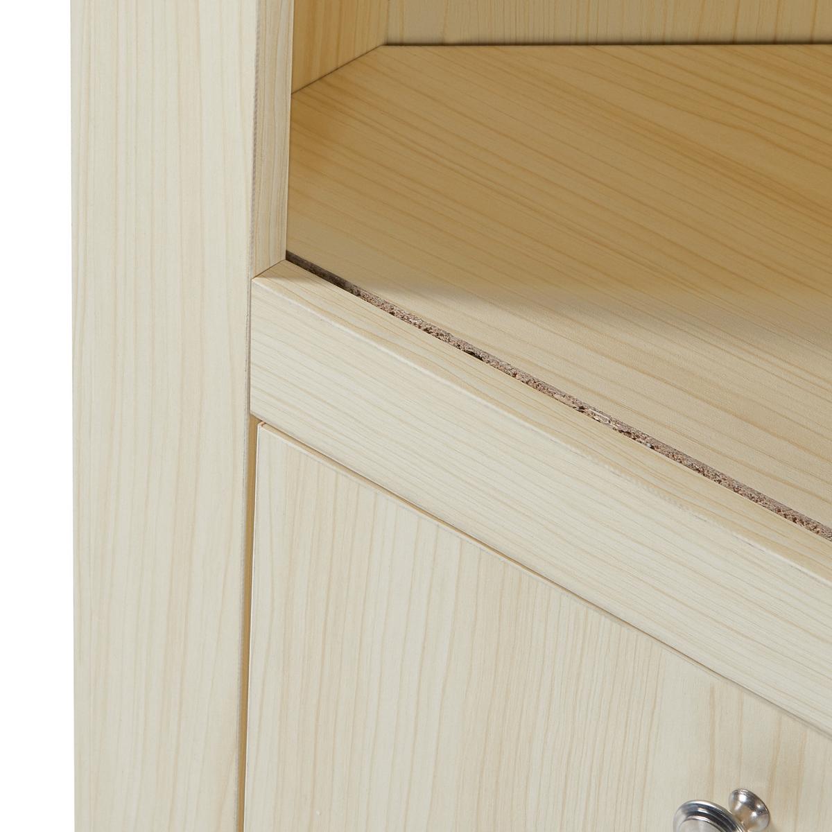 ECKSCHRANK Eura - Eichefarben, Holzwerkstoff (62/170/30cm) - [en.casa]