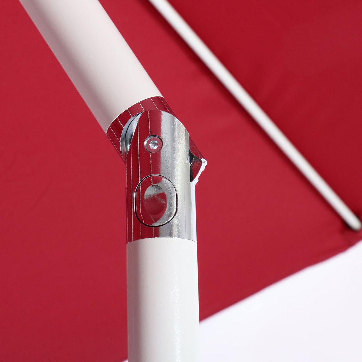 SONNENSCHIRM Rot - Rot, Textil (270/270cm) - MCW
