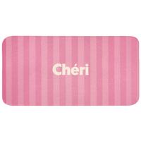 WC-VORLEGER Gestreift - Rosa - Chéri WC Teppich 120x60 cm - Pink, Textil (120/1cm) - OnlyWow