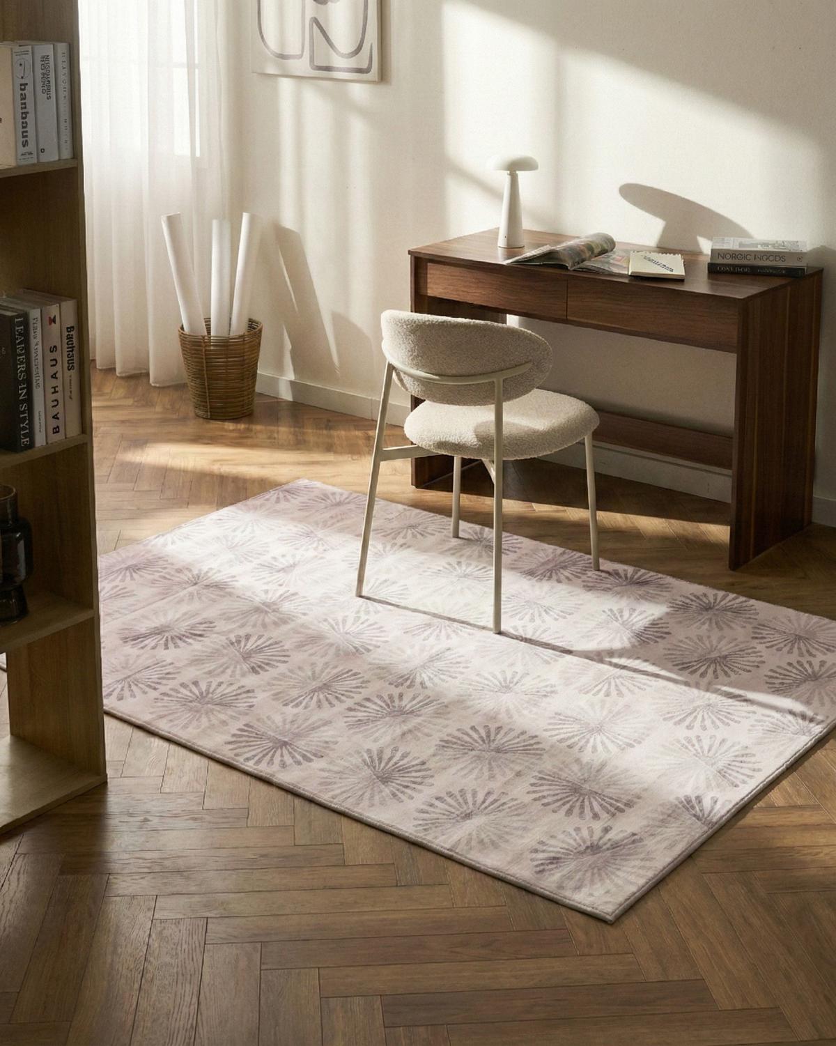 TEPPICH Cremeweiß 140/200 cm Catak - Beige, Textil (140/200cm) - Beliani