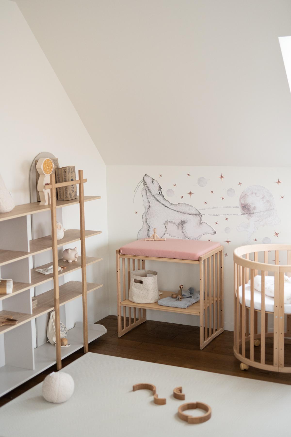 BABY Spannbettlaken Regal 7in1 - Rosa, Textil (50/73cm) - waldin