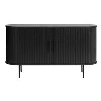 SIDEBOARD Gativel Schwarz - Schwarz, Holzwerkstoff/Kunststoff (140/76/45cm) - Selsey