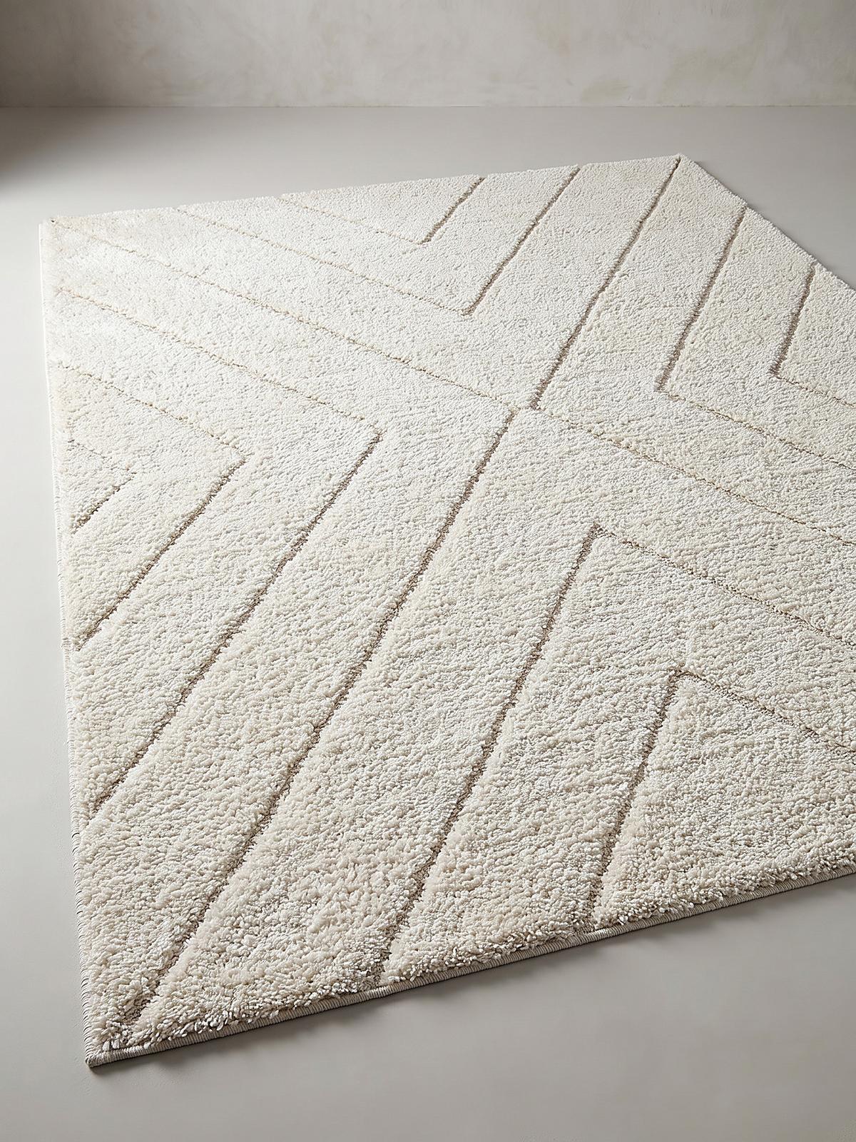HOCHFLORTEPPICH Berber ATRIO Polypropylen Creme 160 x 230 cm - Beige, Textil (160/230cm) - KADIMA DESIGN