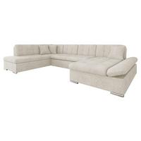 ECKSOFA Bergen, Seite: Rechts - Silberfarben/Naturfarben, Holz/Textil (345/76/205cm) - MIRJAN24