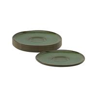 KAFFEEUNTERTASSEN Lave Vert ø 15,2 cm 6er Set - Grün, Keramik (15.2cm) - like.Villeroy & Boch