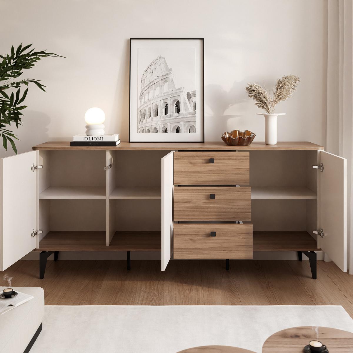 GROSSE Kommode BELLAGIO - Kaschmir, Holzwerkstoff (180/81/40.2cm) - Idohome