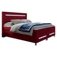BOXBETT Enter LED - H3 - Rot, Holz (160/200cm) - MIRJAN24