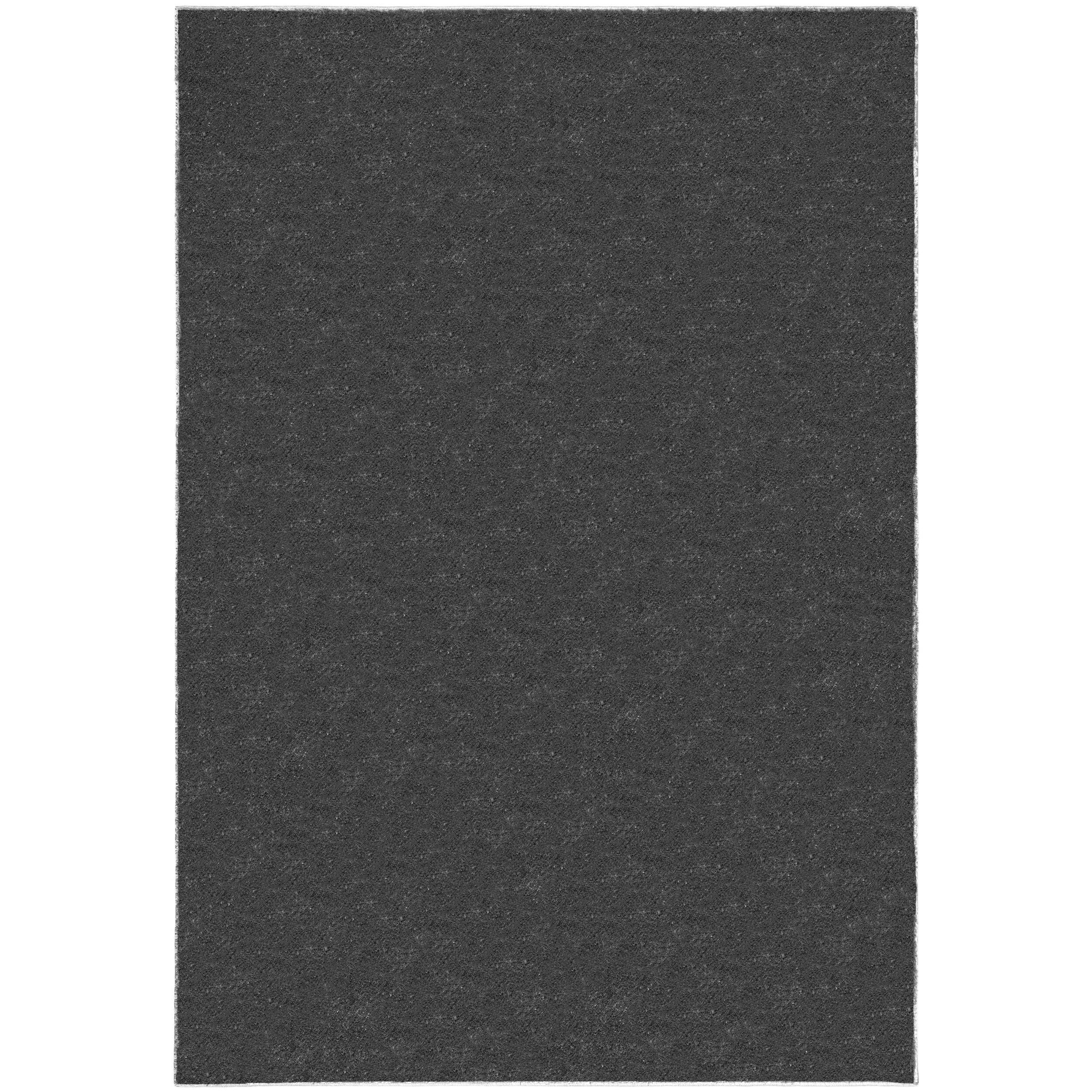 TEPPICH TUMMEL, einfarbig, Anthrazit, 200 x 290 cm - Anthrazit, Textil (290/200cm) - KADIMA DESIGN