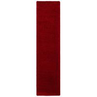HOCHFLOR SHAGGY LÄUFER TEPPICH PALACE - Weinrot, Textil (80/160cm) - Snapstyle