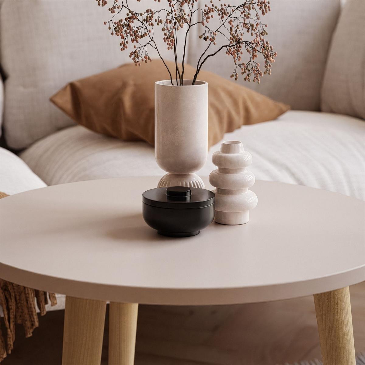 COUCHTISCH HARMONY Macchiato - Cappuccino, Holzwerkstoff (67/67/49cm) - Lookway