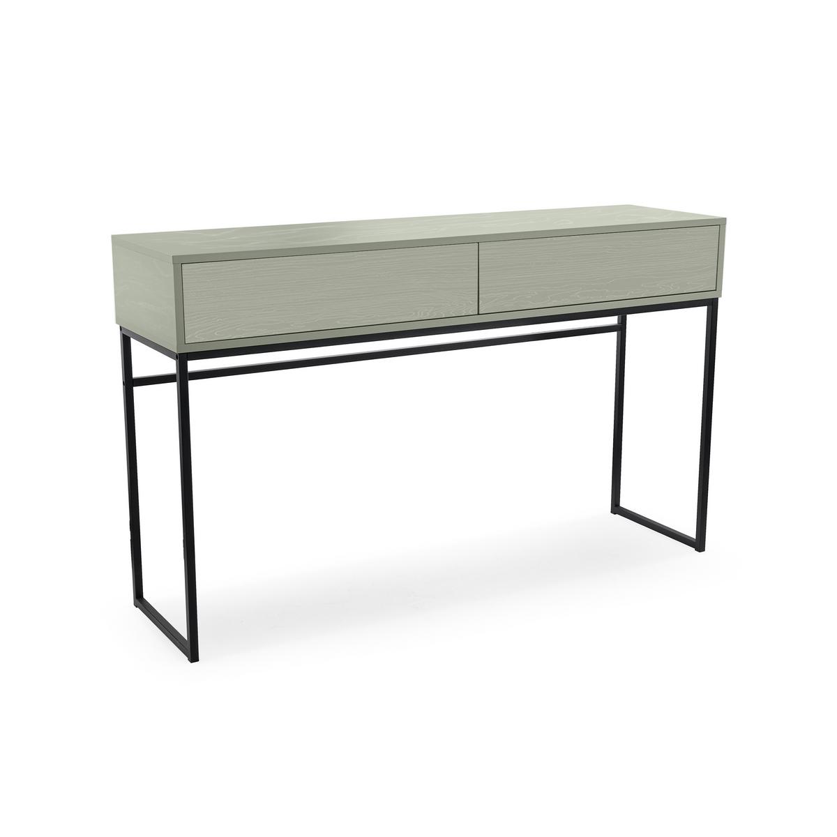 KONSOLENTISCH Giana mit 2 Schubladen, 137 cm, Eukalyptusfarbe - Eukalyptusholzfarben, Holzwerkstoff (37/137/83cm) - Beautysofa