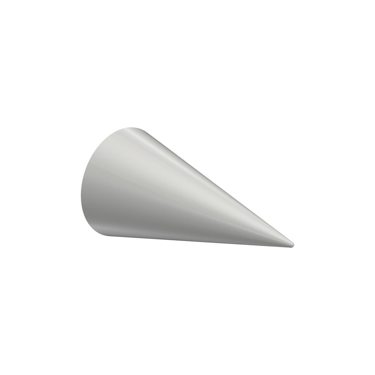GARDINENSTANGE Sonette Savio 420 cm (geteilt in 3 x 140 cm), 1-läufig, 20 mm Ø Weiß - Weiß, Metall (420cm) - INTERDECO