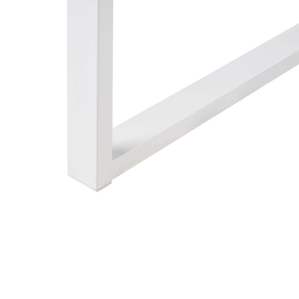 SCHREIBTISCH Weiß 120/60 cm Zerlay - Weiß, Holzwerkstoff (60/120/77cm) - Beliani