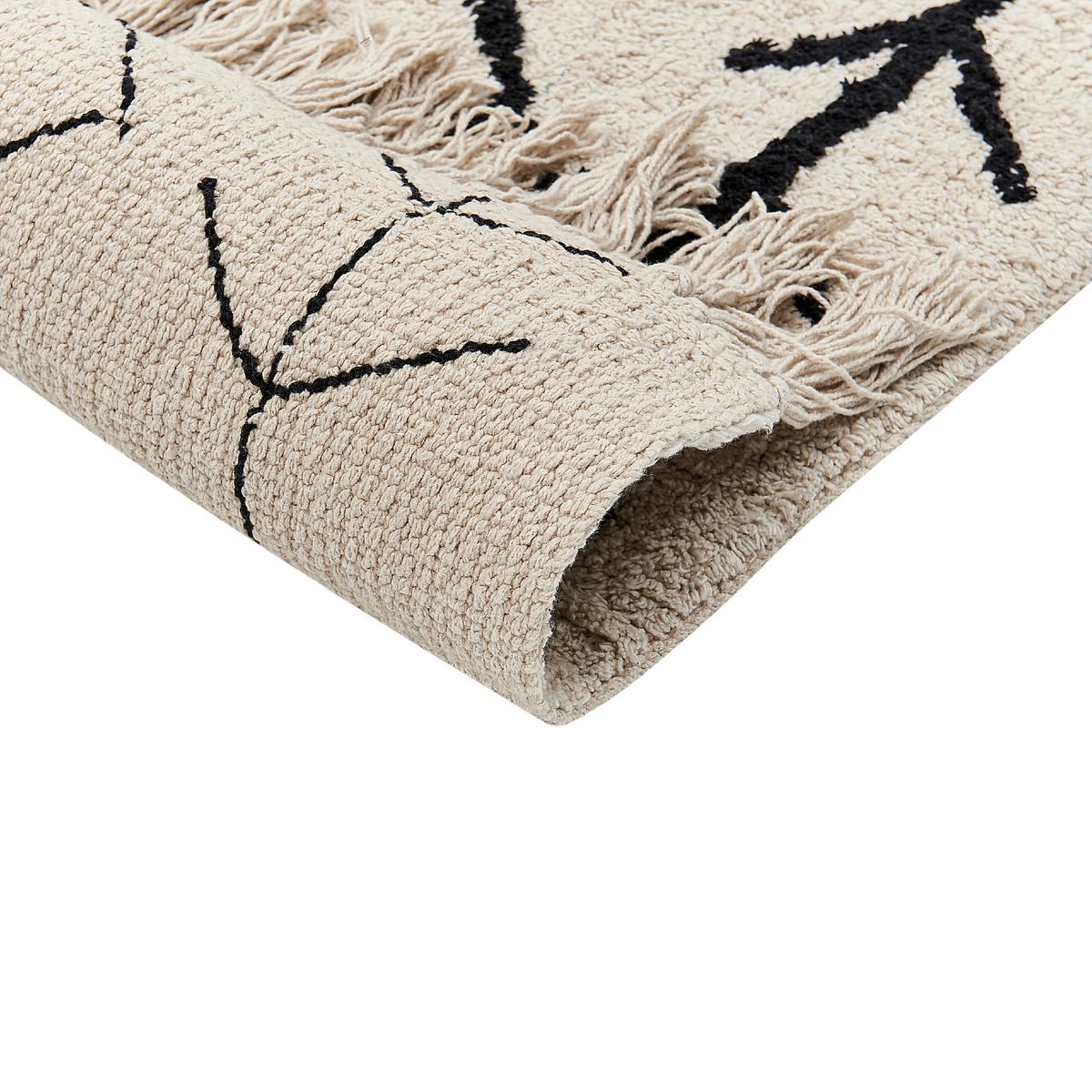 KURZFLOR-TEPPICH Bozkir 230/160 cm - Beige, Textil (160/230cm) - Beliani