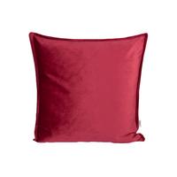 KISSENHÜLLE Samt&Sonders karmin-rot 60/60 cm - Rot, Textil (60/60cm) - beties Heimtextil