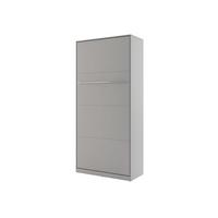 SCHRANKBETT Concept Pro I Vertical - Grau, Holzwerkstoff (90/200cm) - MIRJAN24