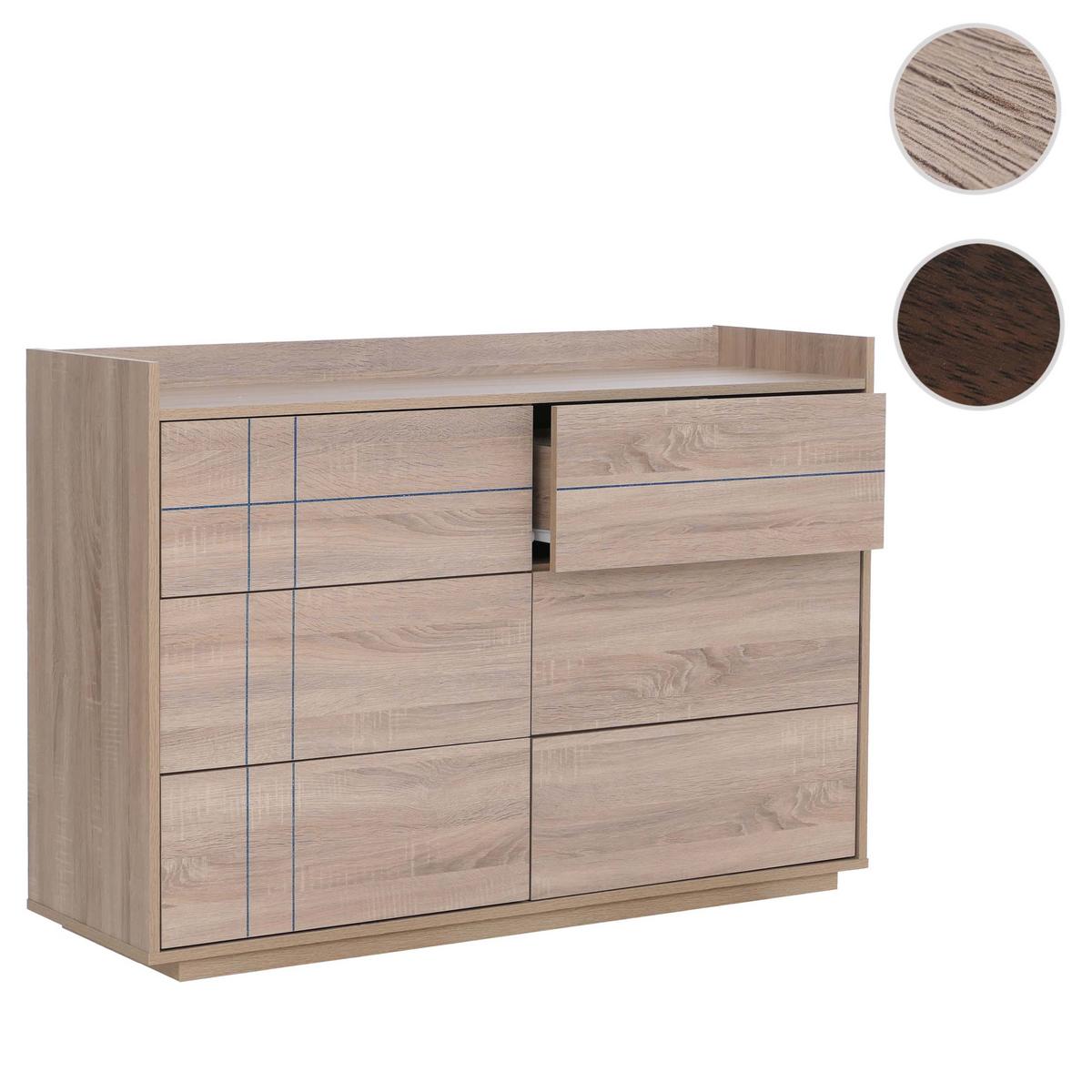 KOMMODE Beige - Beige, Holz (120/83/40cm) - MCW