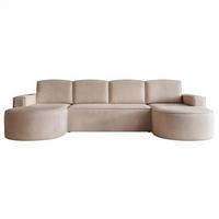 WOHNLANDSCHAFT Arlet Schlaffunktion - Beige, Holzwerkstoff/Textil (316/88/157cm) - Fun Möbel