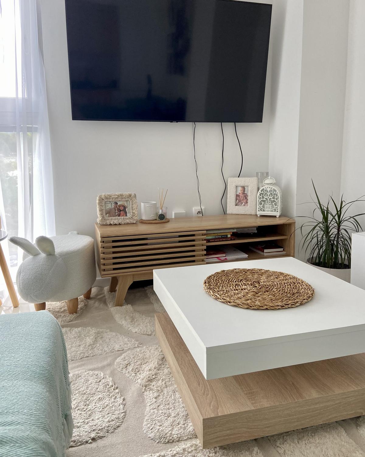 TV-MÖBEL Hellbraun TOLEDO 35/117/44 cm - Hellbraun, Holzwerkstoff (117/44/35cm) - Beliani