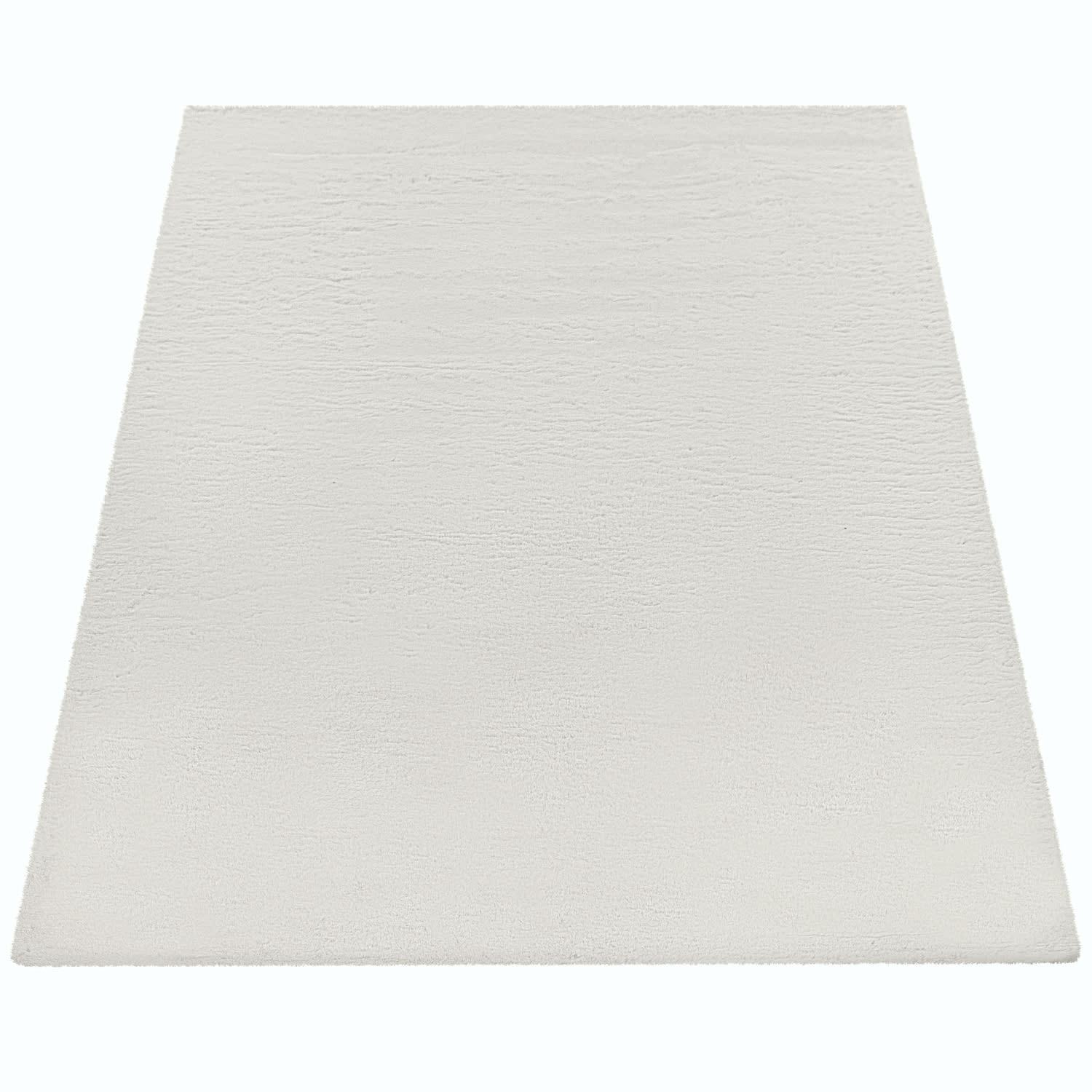 HOCHFLORTEPPICH, einfarbig, Creme, 200 x 200 cm - Creme, Textil (200/200cm) - KADIMA DESIGN