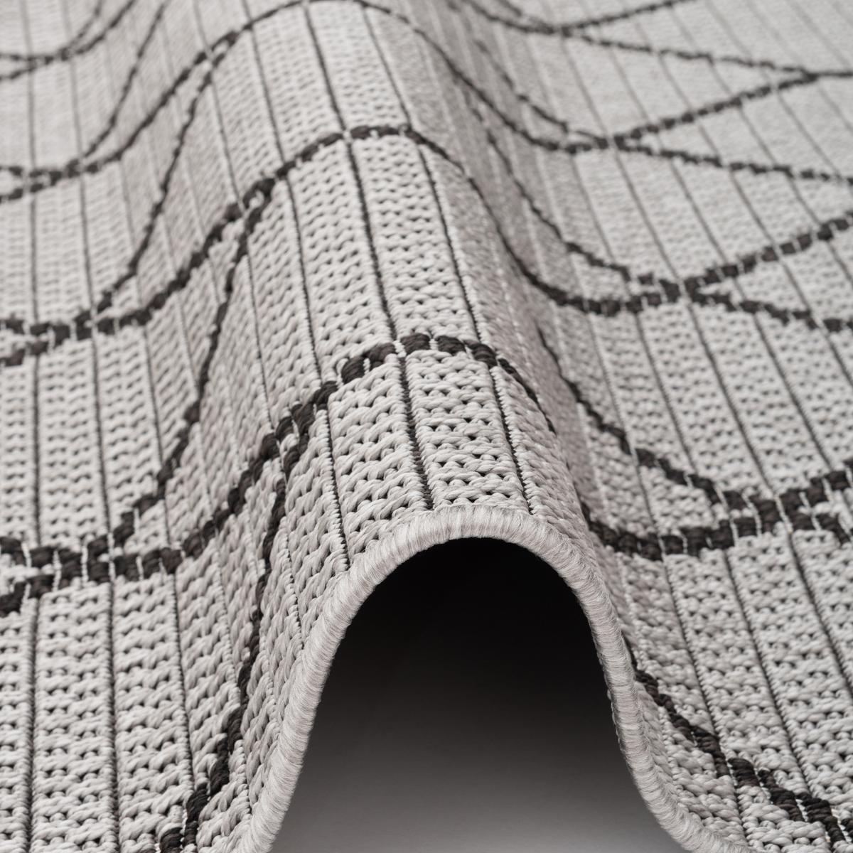 IN & OUTDOOR TEPPICH MARBELLA MODERN - Grau, Textil (80/150cm) - Pergamon