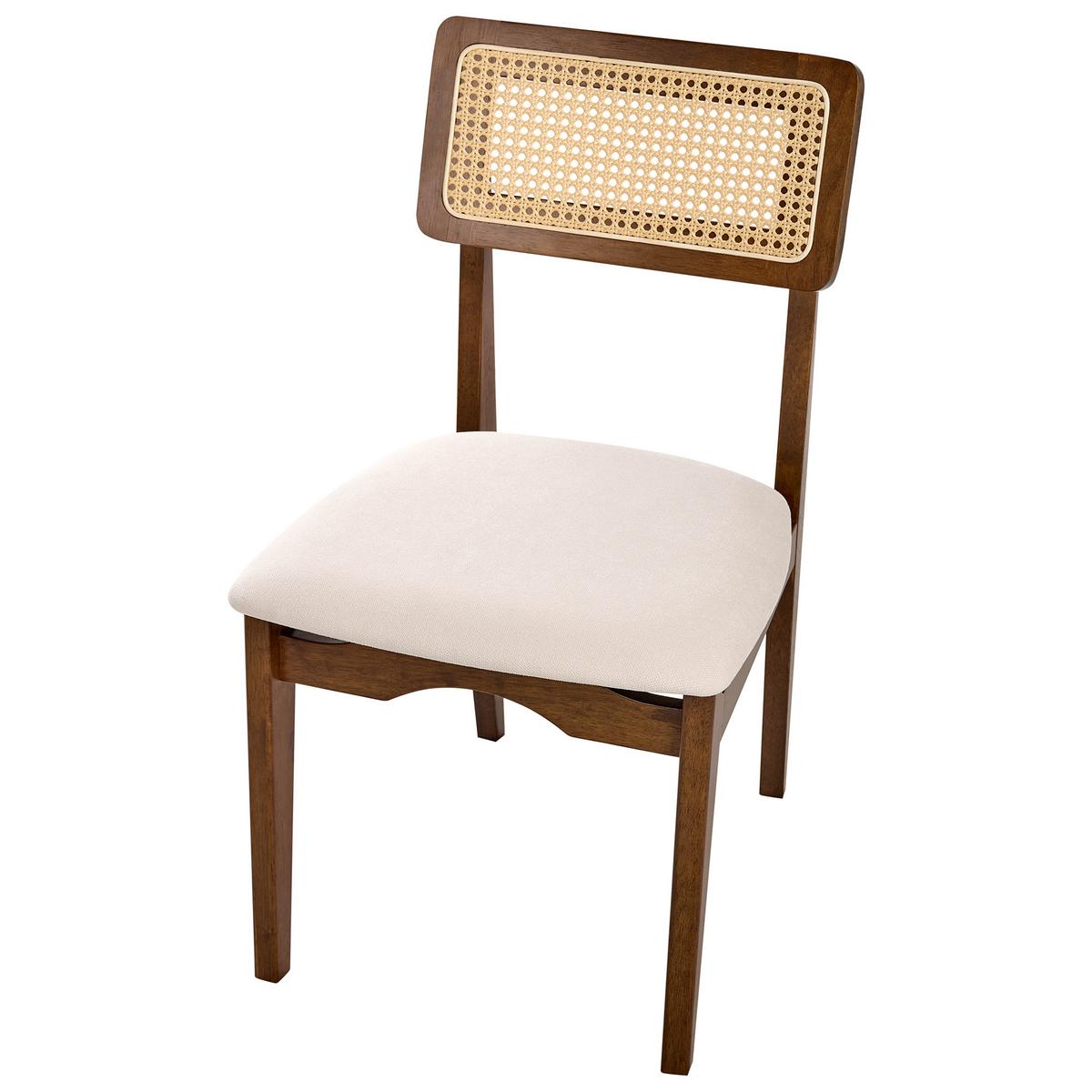 ESSZIMMERSTUHL 2er-Set Dunkelbraun Rubonia - Dunkelbraun, Holz (48/81/59cm) - Beliani