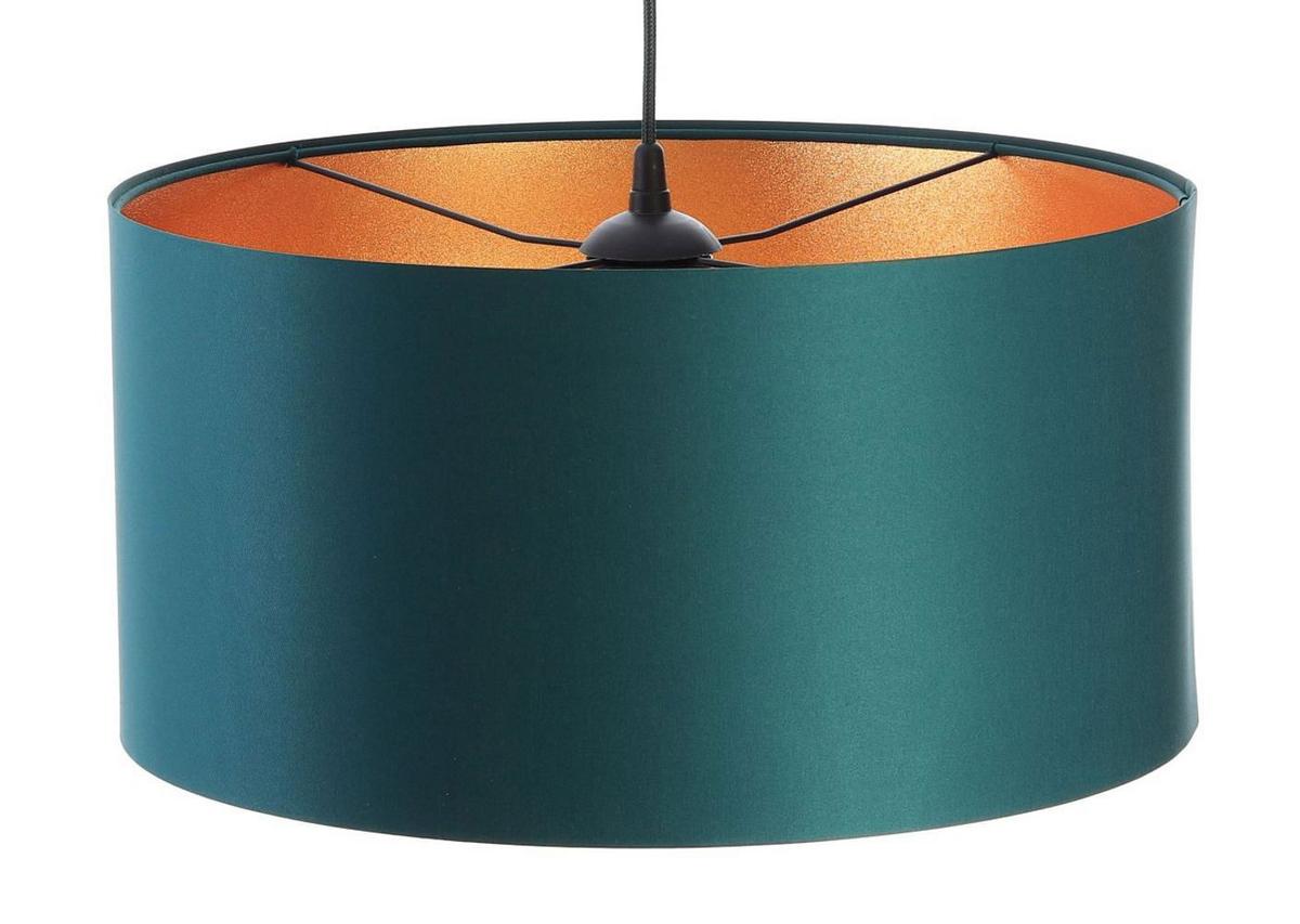 HÄNGELEUCHTE Grün 50/25 cm - Goldfarben/Grün, Kunststoff (50/0.8/25cm) - ONZENO