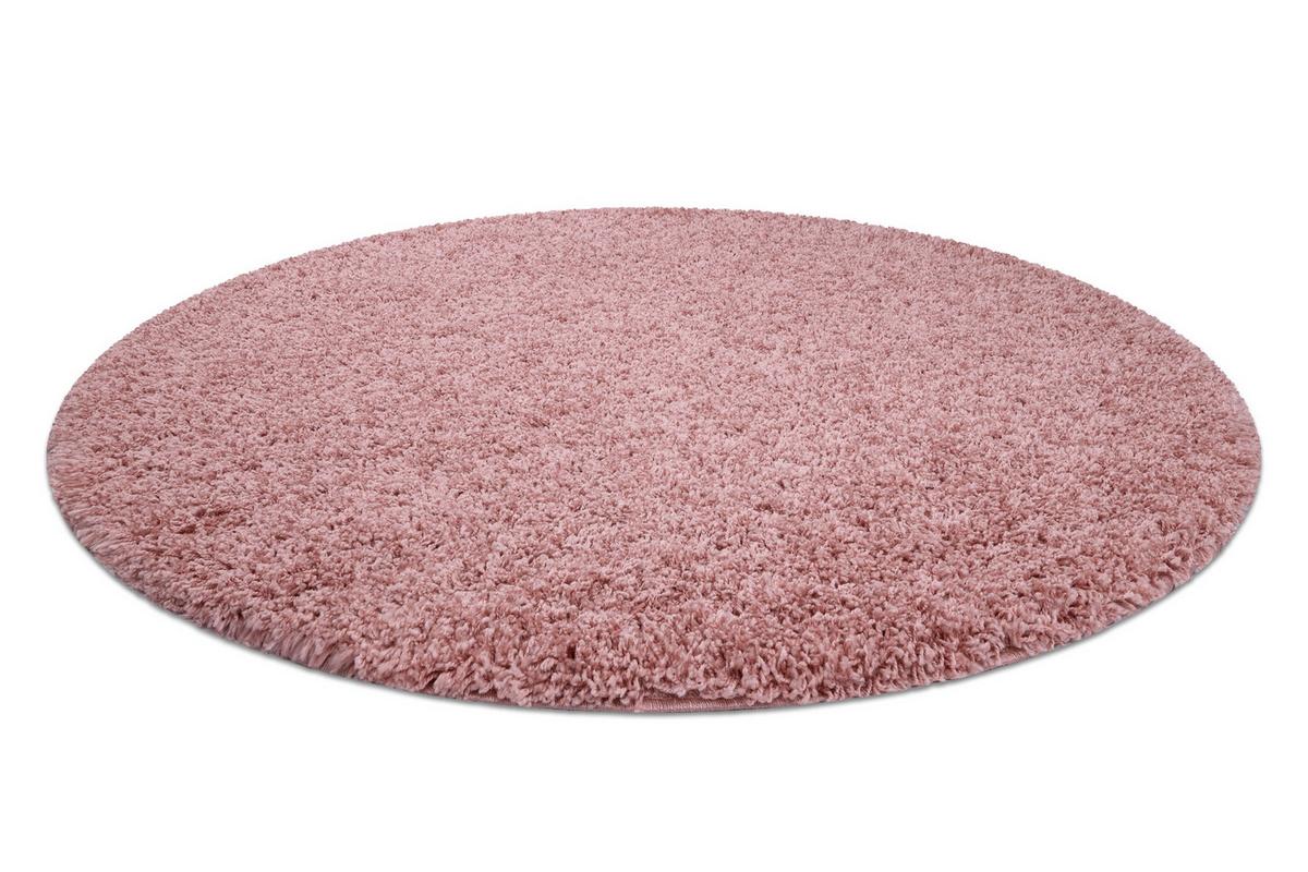 TEPPICH Soffi 120 cm - Pink, Textil (120/120cm) - rugsX