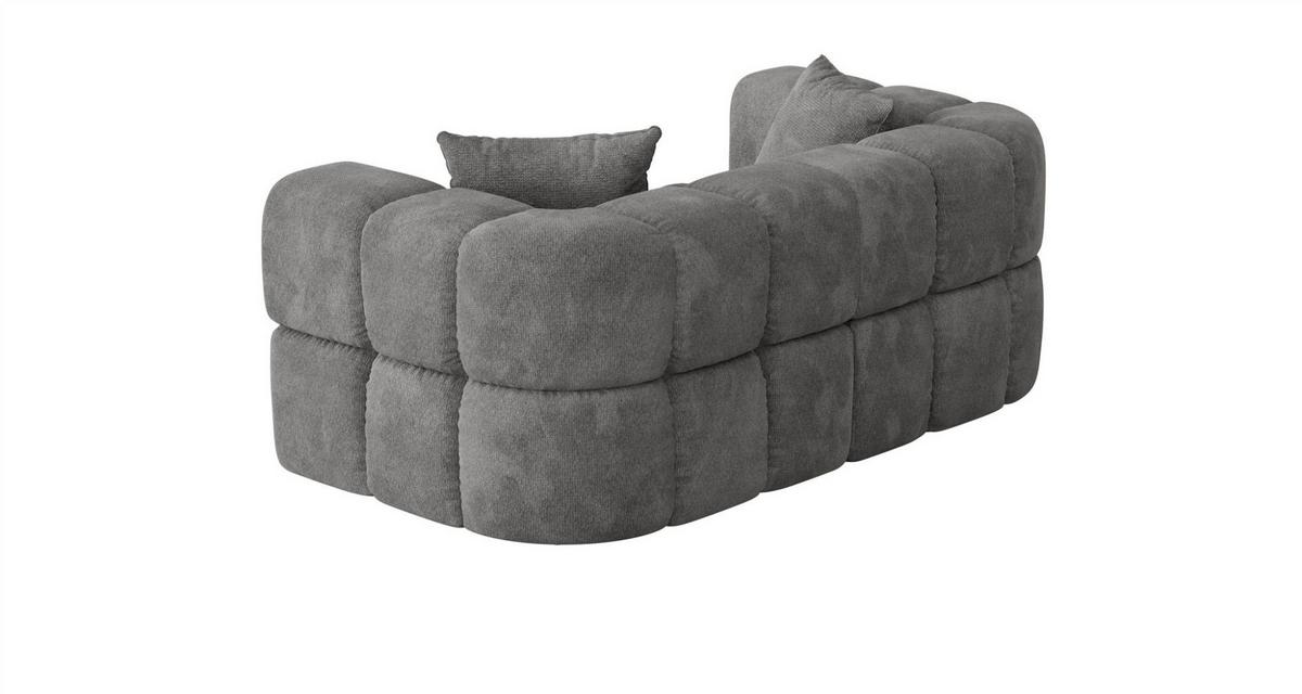 SOFA 2-sitzer Vega - Grau, Holzwerkstoff/Textil (200/77/103cm) - Fun Möbel