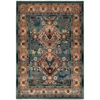 WEBTEPPICH Gabiro 13 68x135 cm - Grün, Textil (68/135cm) - THEKO