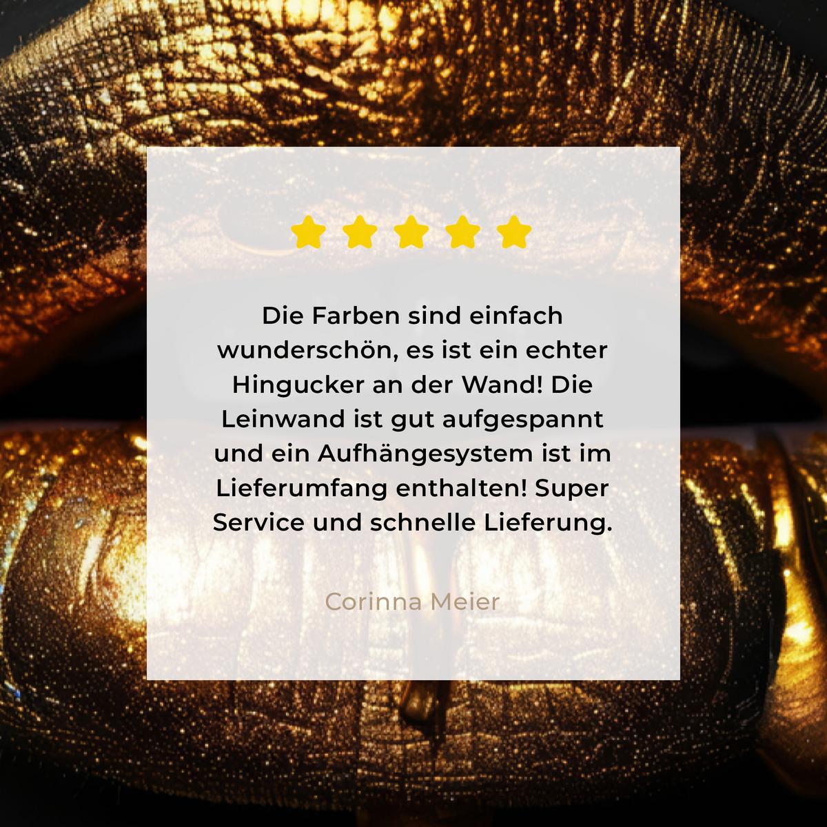 LEINWANDBILD Frau - Porträt - Lippen - Gold - Schwarz Deko Wohnzimmer 20x30 cm - Schwarz, Textil (20/30cm) - MuchoWow