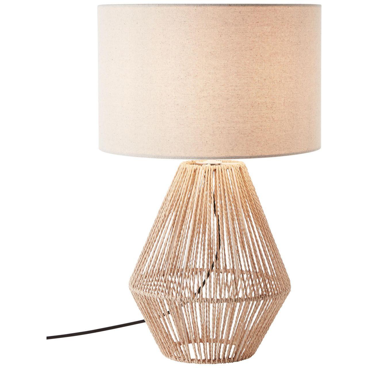 TISCHLEUCHTE Laraine 93097/09 - Beige, Metall (33/33/52cm) - Brilliant